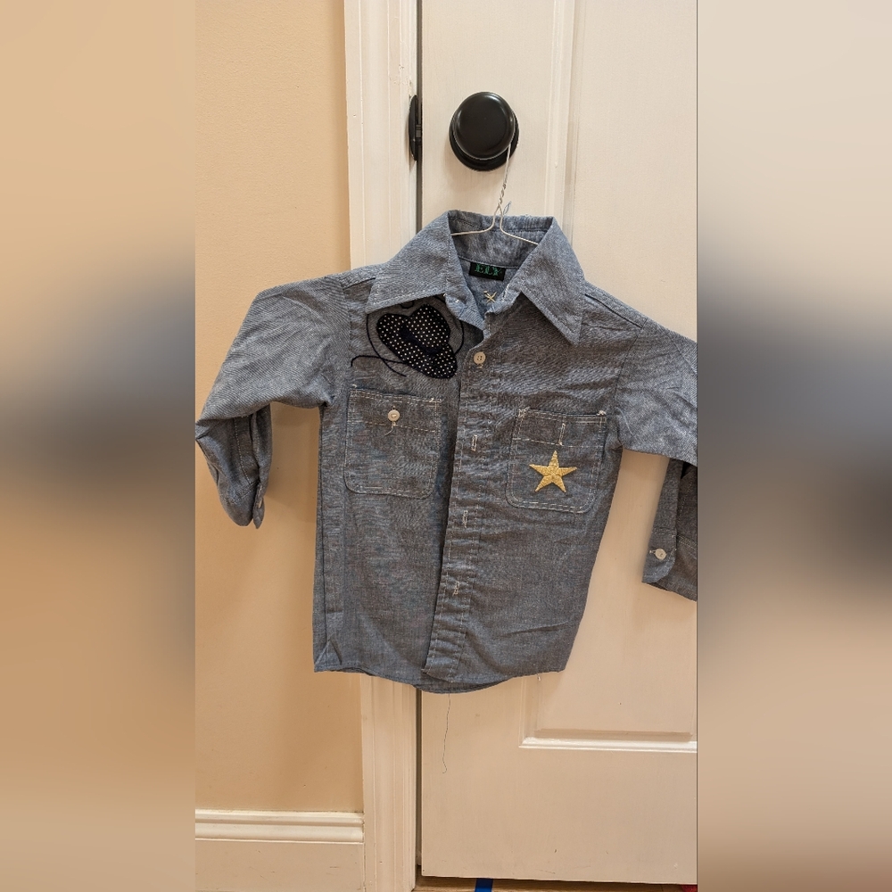 Cool western embroidered shirt